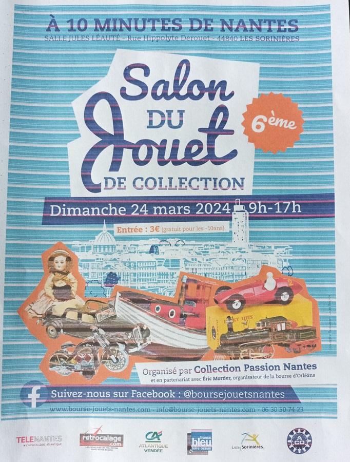 Salon du jouet de collection des Sorinières près de Nantes.