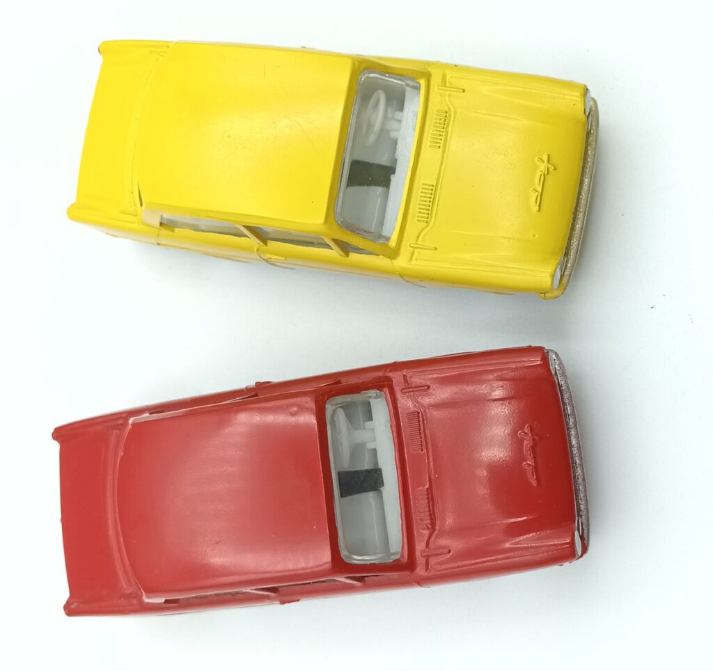 2 DAF  LION CAR vues de dessus