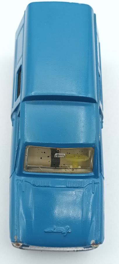 DAF 33 fourgonnette LION CAR bleue vue de dessus