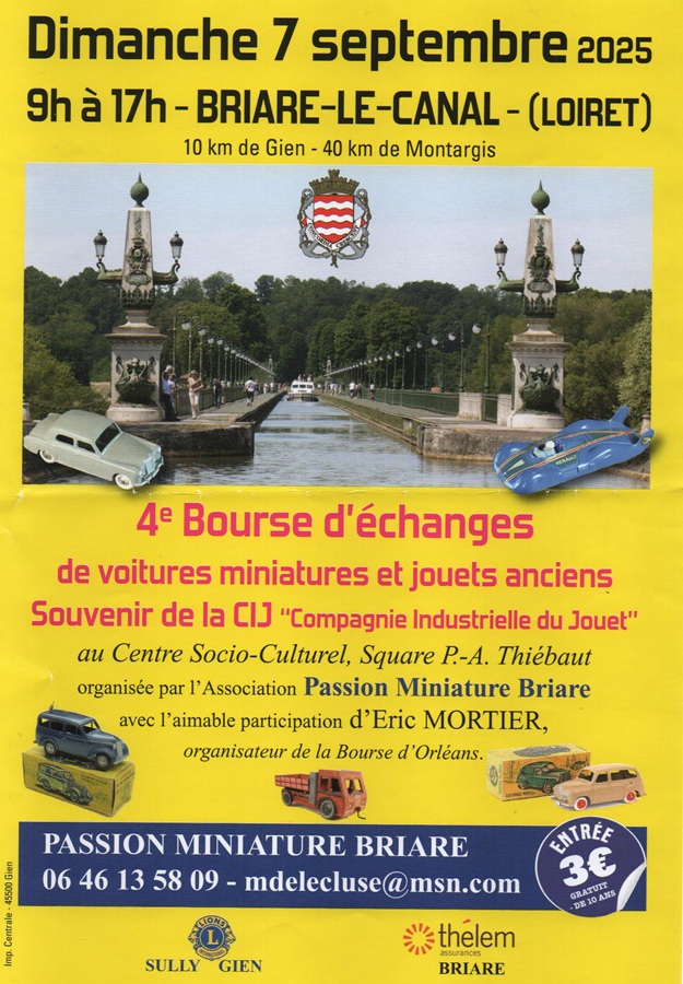 Flyer de la bourse de Briare 2025