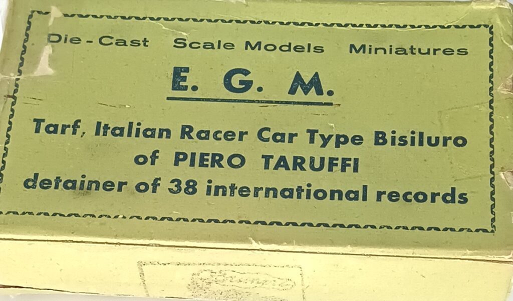 Boîte de ma Tarf E.G.M. face principale