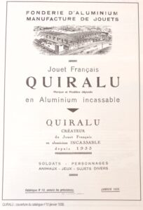 Couverture du catalogue 1938 dessin montrant l'usine